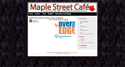 Desktop Screenshot of maplestreetcafe.net